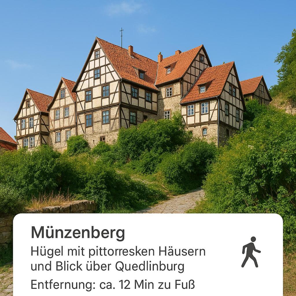 Ferienwohnung Harzer Fachwerkstube Quedlinburg Exterior foto