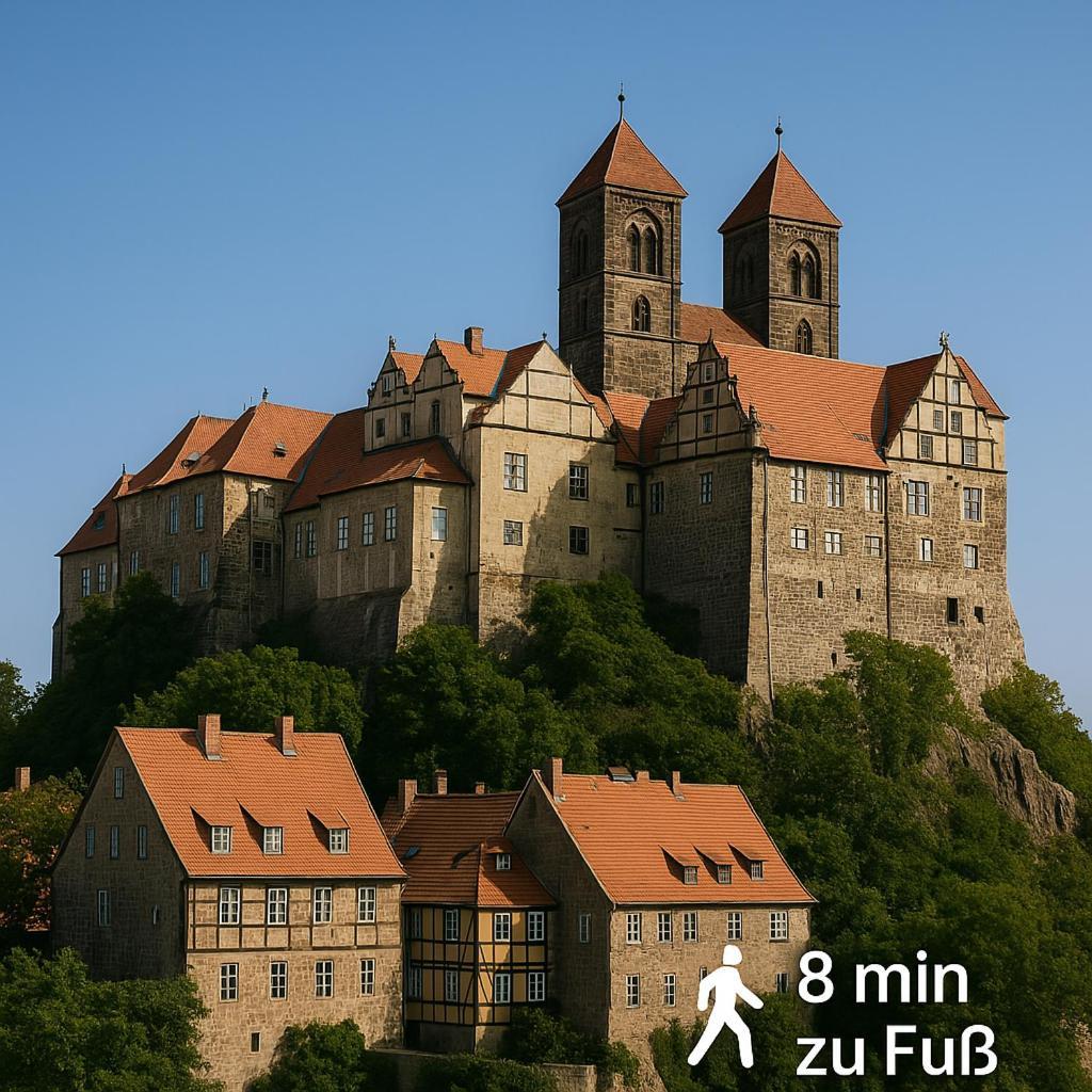 Ferienwohnung Harzer Fachwerkstube Quedlinburg Exterior foto